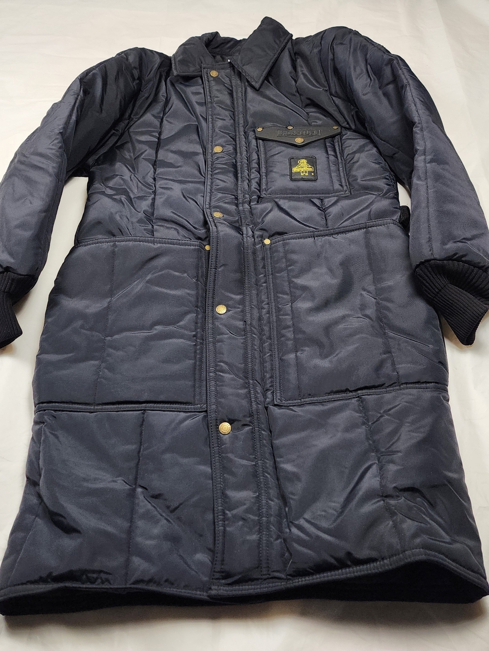 Refrigiwear Iron- Tuff Inspector Navy Insulated Jacket Knee-Lenght Size Small